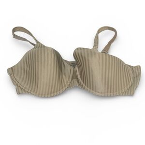Playtex Beige Striped Underwire‎ Bra